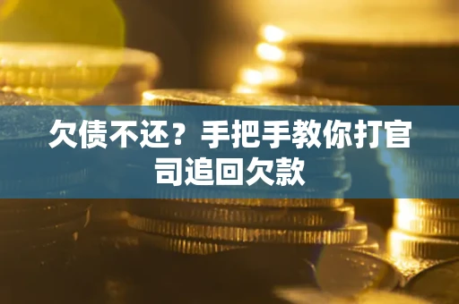 北京欠债不还？手把手教你打官司追回欠款