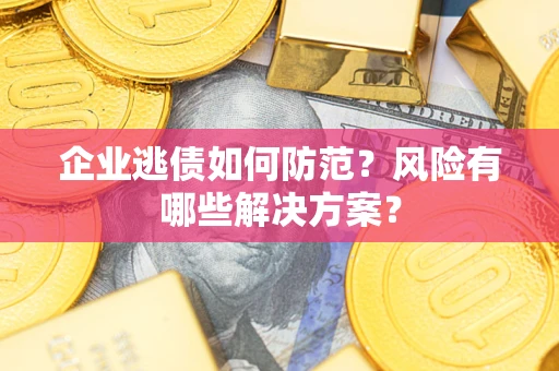 北京企业逃债如何防范？风险有哪些解决方案？