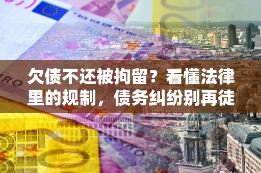 北京欠债不还被拘留？看懂法律里的规制，债务纠纷别再徒劳奔波