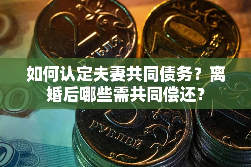 北京如何认定夫妻共同债务？离婚后哪些需共同偿还？