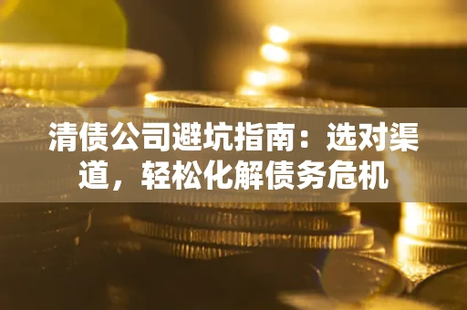 北京清债公司避坑指南：选对渠道，轻松化解债务危机