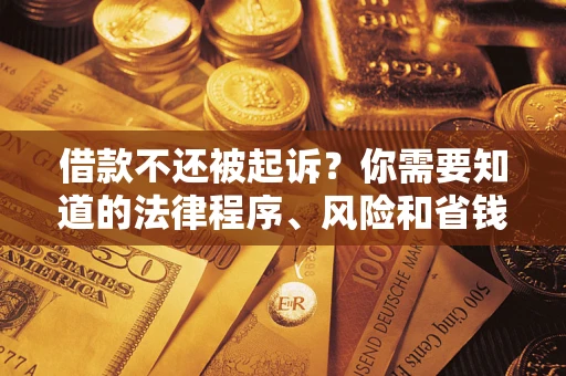 北京借款不还被起诉？你需要知道的法律程序、风险和省钱技巧