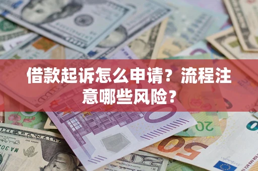北京借款起诉怎么申请？流程注意哪些风险？